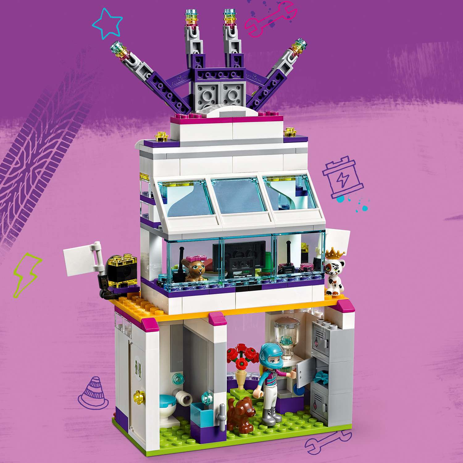 Конструктор LEGO Friends Большая гонка 41352 - фото 8