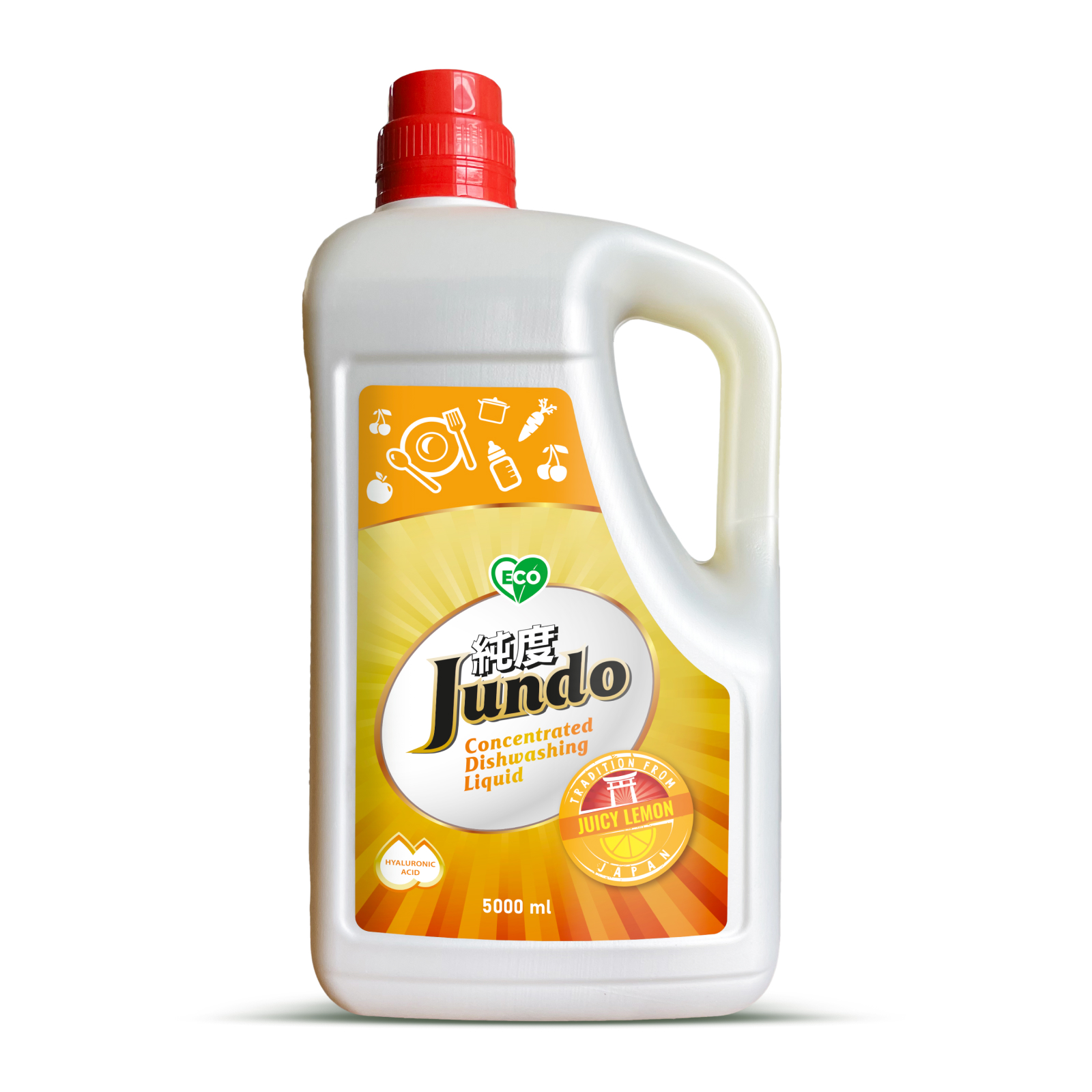 Средство Jundo Juicy Lemon 5л концентрат ЭКО-гель для мытья фруктов овощей детской посуды и игрушек - фото 9