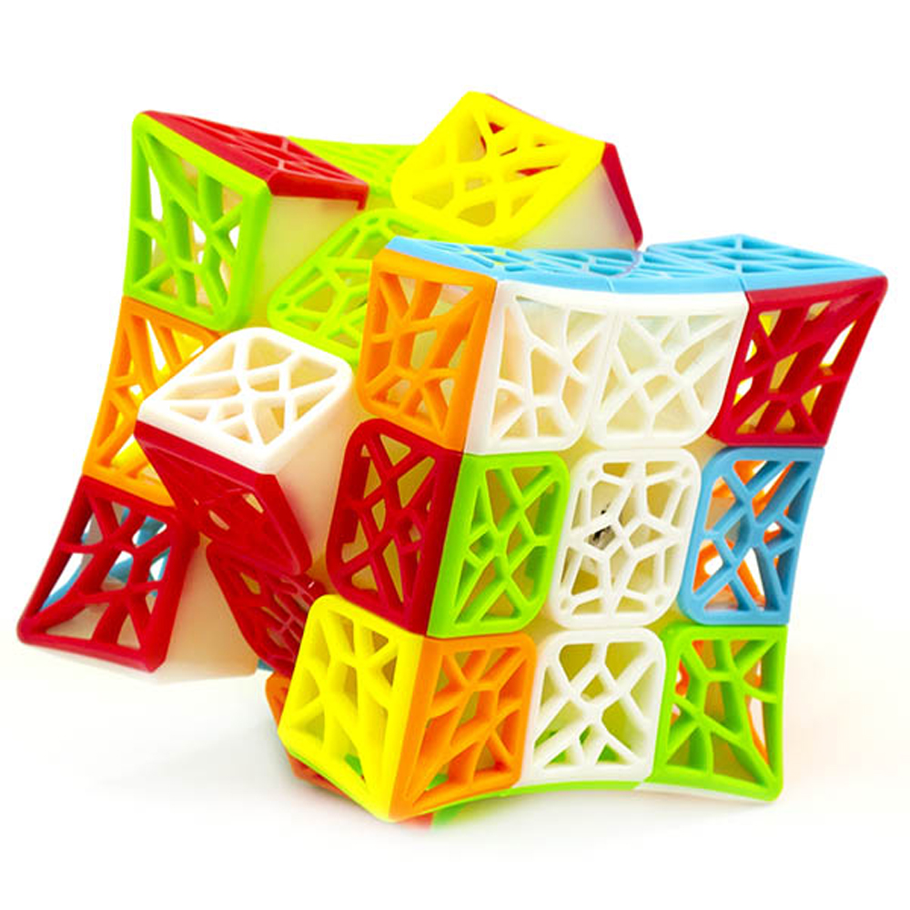 Головоломка QiYi MoFangGe Кубик Рубика 3x3 DNA Cube Concave - фото 4