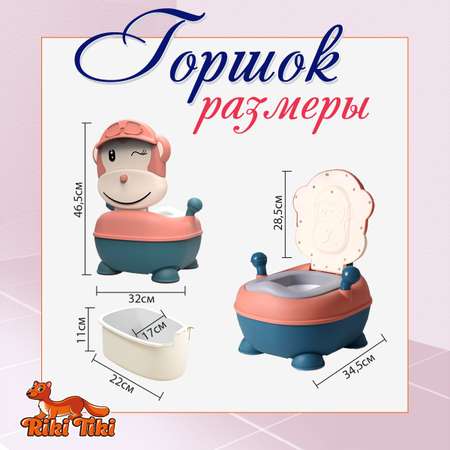 Горшок детский RIKI TIKI baby Funny animals