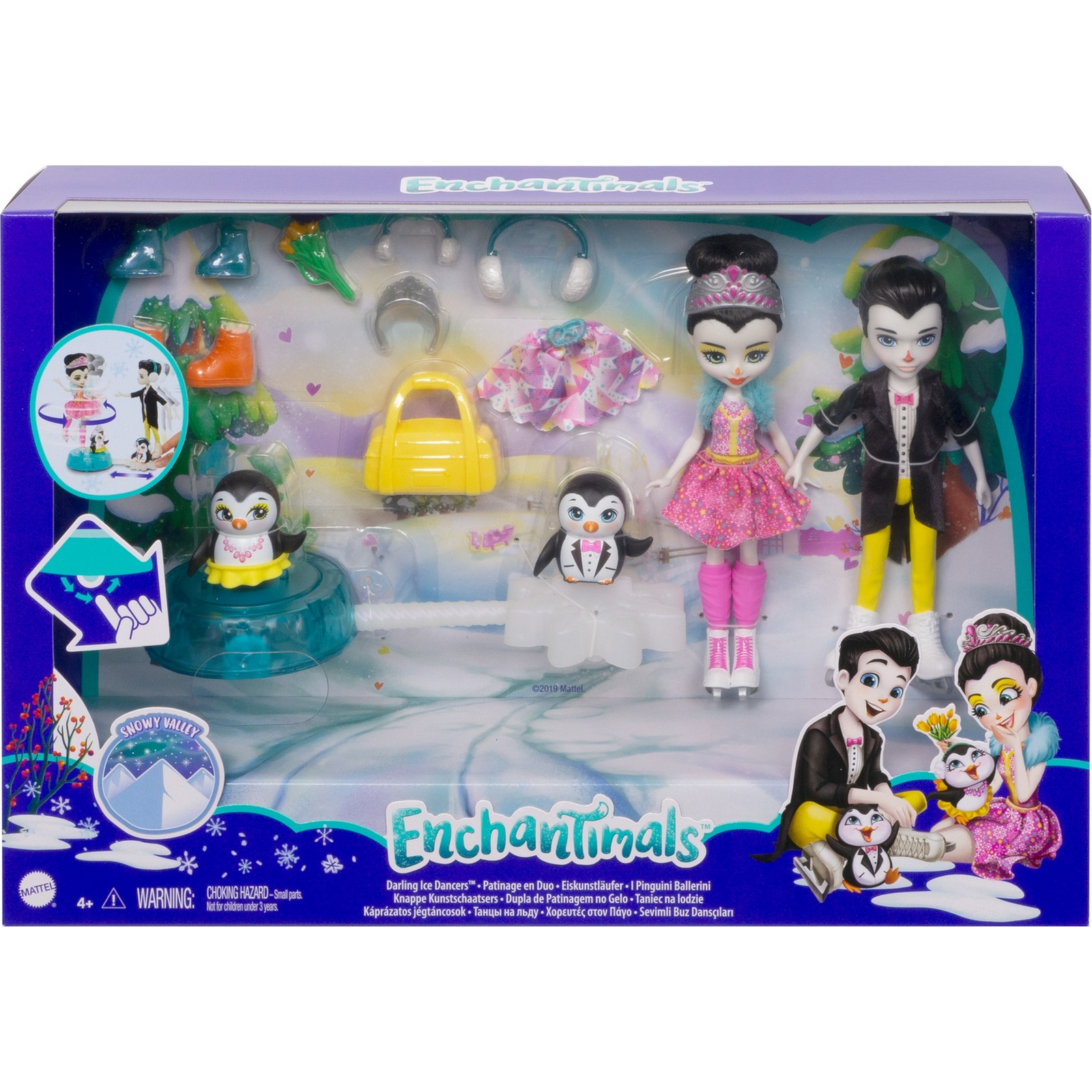 Набор игровой Enchantimals Снежная долина Фигурное катание GJX49 GJX49 - фото 2