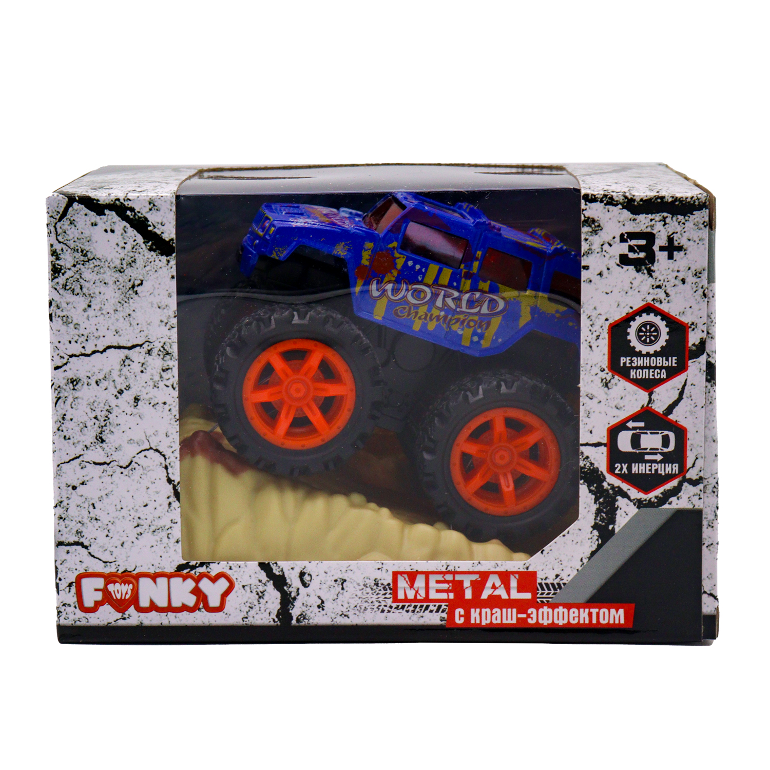 Внедорожник Funky Toys Jeep инерционный синий FT8485-4 - фото 3