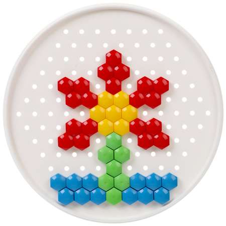 Мозаика пластиковая Умные Игры МиМиМишки 80 фишек 4 цвета