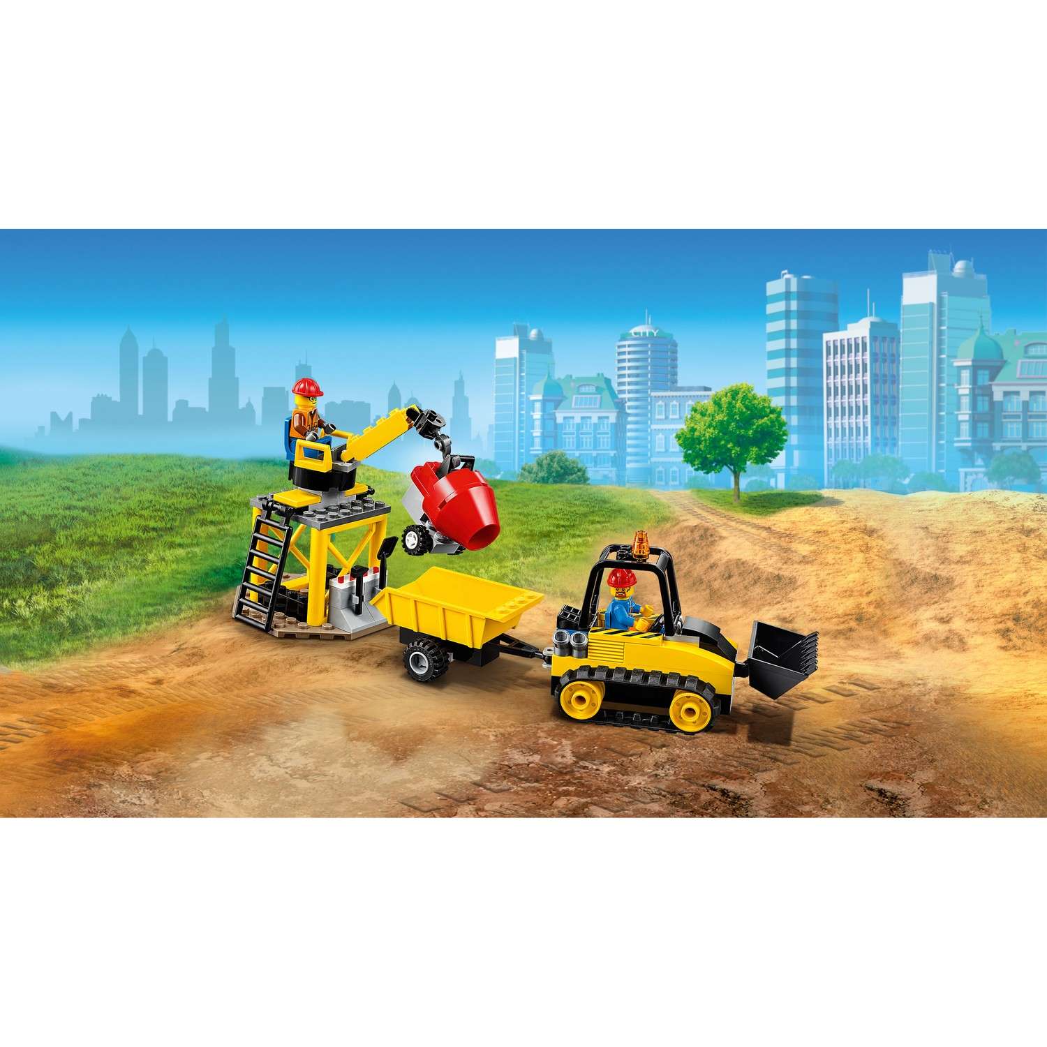 Конструктор LEGO City Great Vehicles Строительный бульдозер 60252 - фото 10