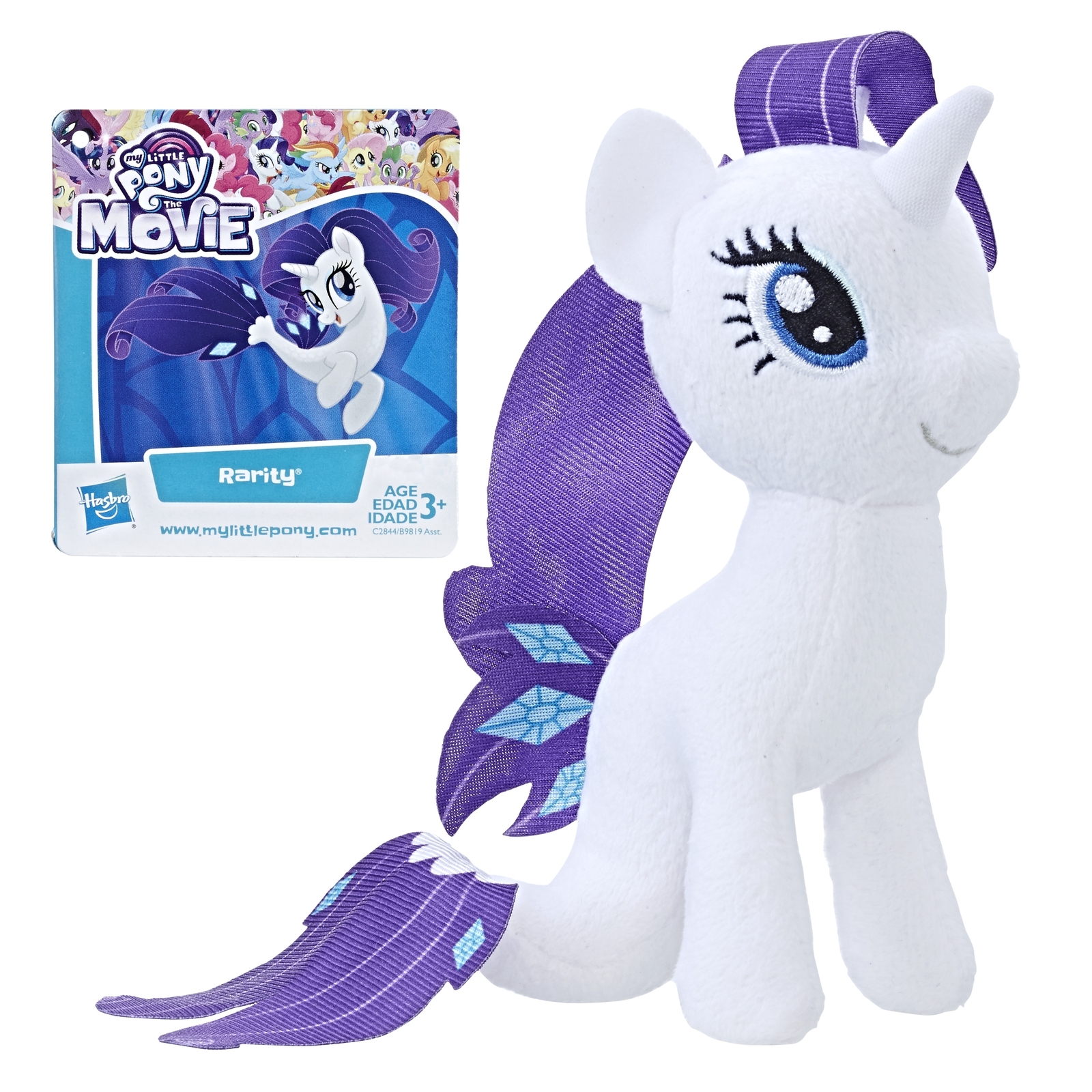 Игрушка мягкая My Little Pony Пони Рарити с волосами C2844EU4 купить по  цене 199 ₽ в интернет-магазине Детский мир