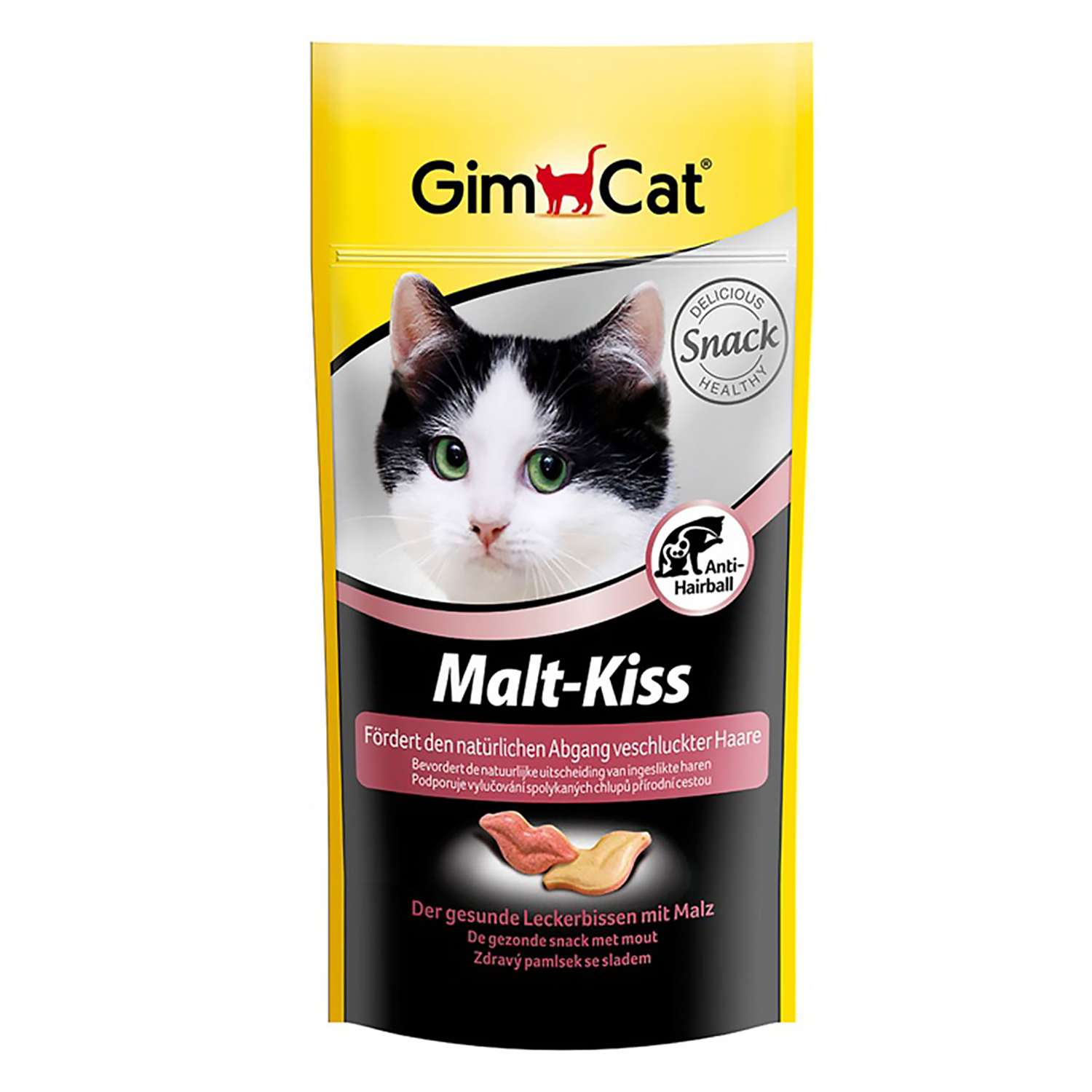 Лакомство для кошек Gimcat Мальт-Кисс с ТГОС витаминизированное 40г - фото 1