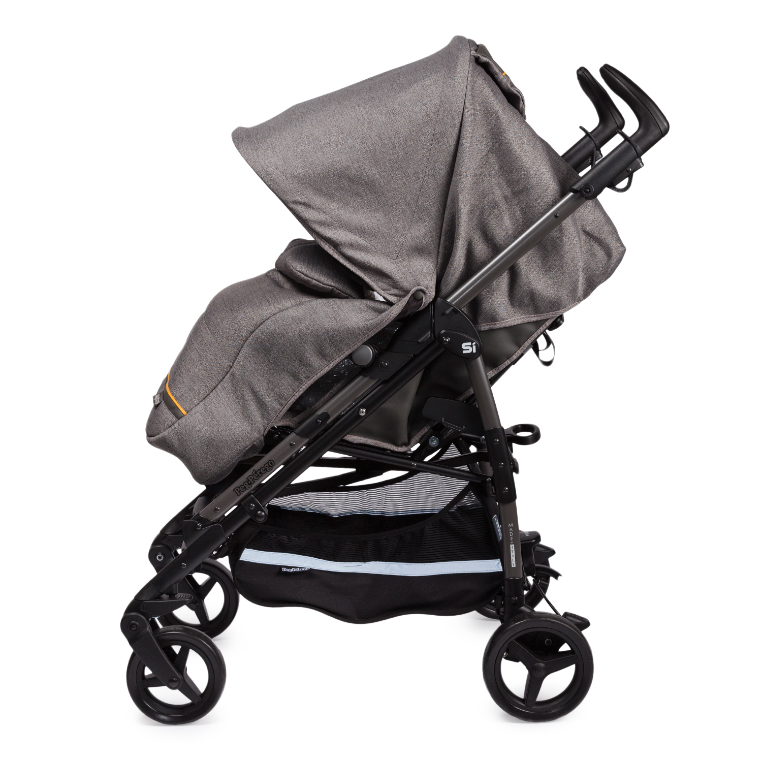 Коляска прогулочная Peg-Perego Si Completo Luxe Grey - фото 2