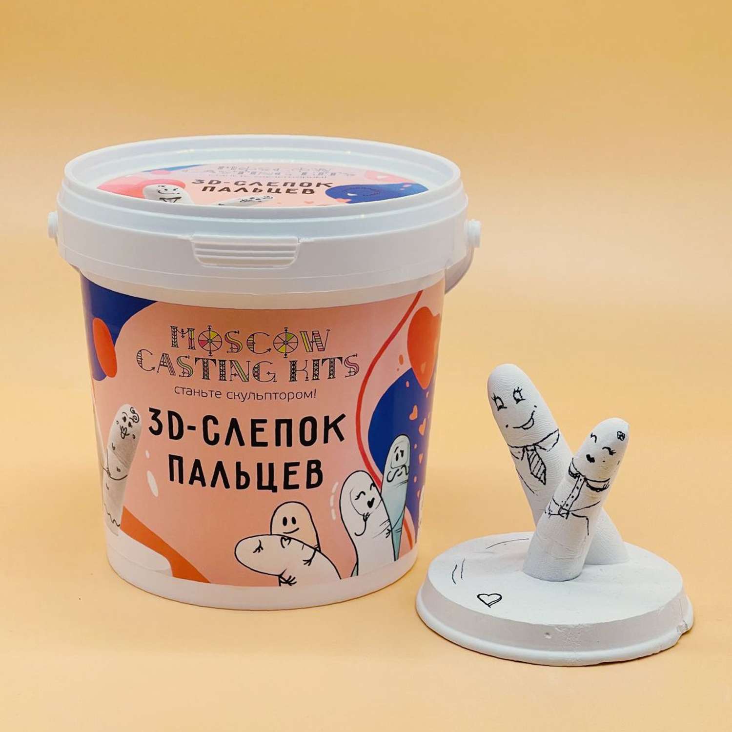 Подарочный набор Moscow Casting Kits 3D-слепок пальцев - фото 2
