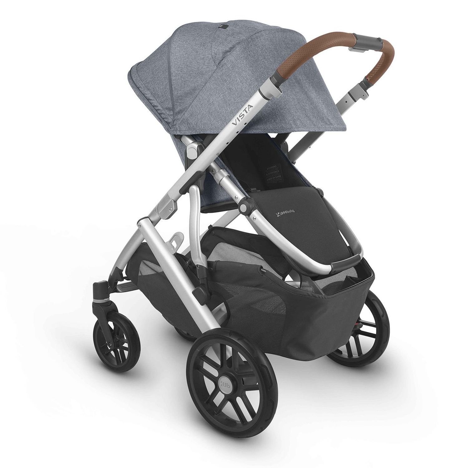 Коляска 2в1 UPPAbaby Vista V2 Gregory Голубой меланж - фото 3