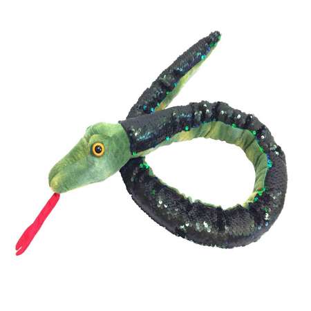 Игрушка мягкая Devik Toys Змея Гелла Зеленая 8120510