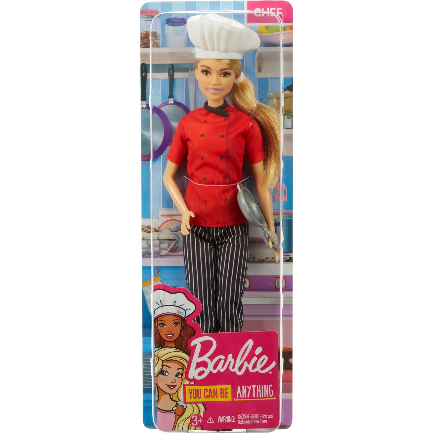Кукла Barbie Кем быть? Шеф-повар Многоцветная FXN99 DVF50 - фото 2