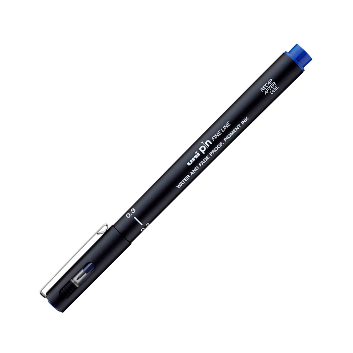 Линер UNI PIN03-200 S 0.3 мм синий - фото 2