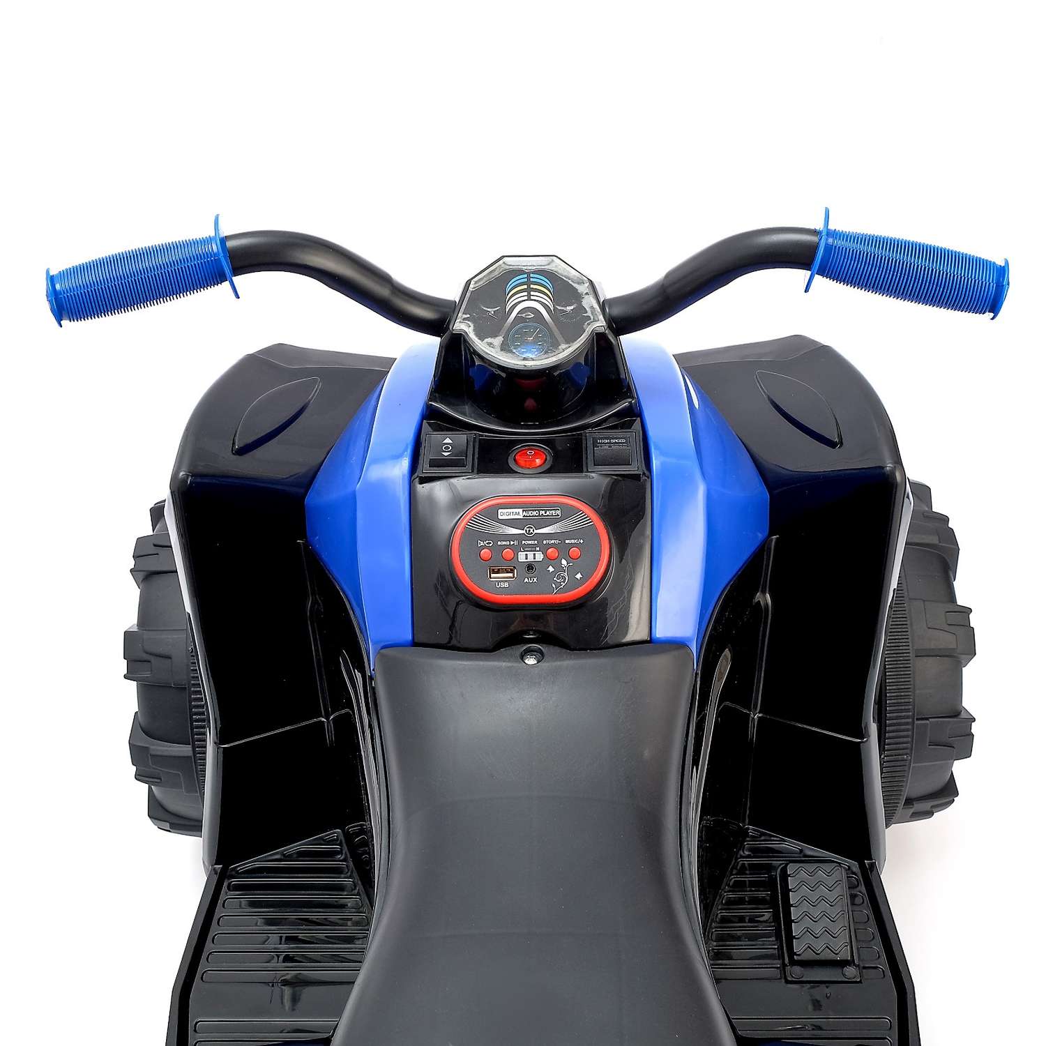 Электромобиль Sima-Land Квадроцикл 2 мотора цвет синий - фото 6