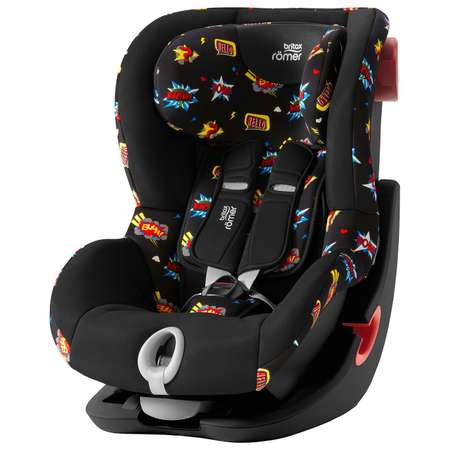 Автокресло Britax Roemer King II Black Series Comic Fun