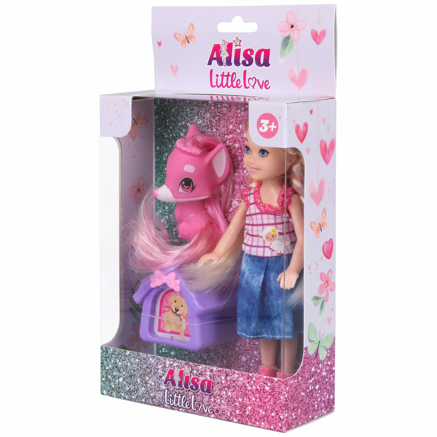 Кукла детская 1TOY Alisa Little Love блондинка с аксессуарами маленькая мини 14 см Т24382 - фото 6