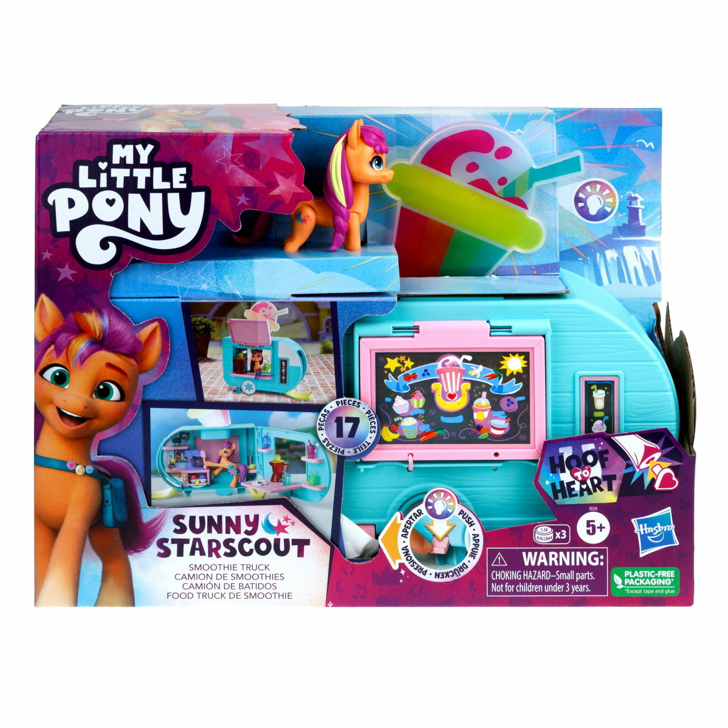 Игровой набор My Little Pony Sunny Starscout Smoothie Truck F6339 - фото 8