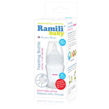 Бутылочка Ramili Baby 210 мл (AB2100)