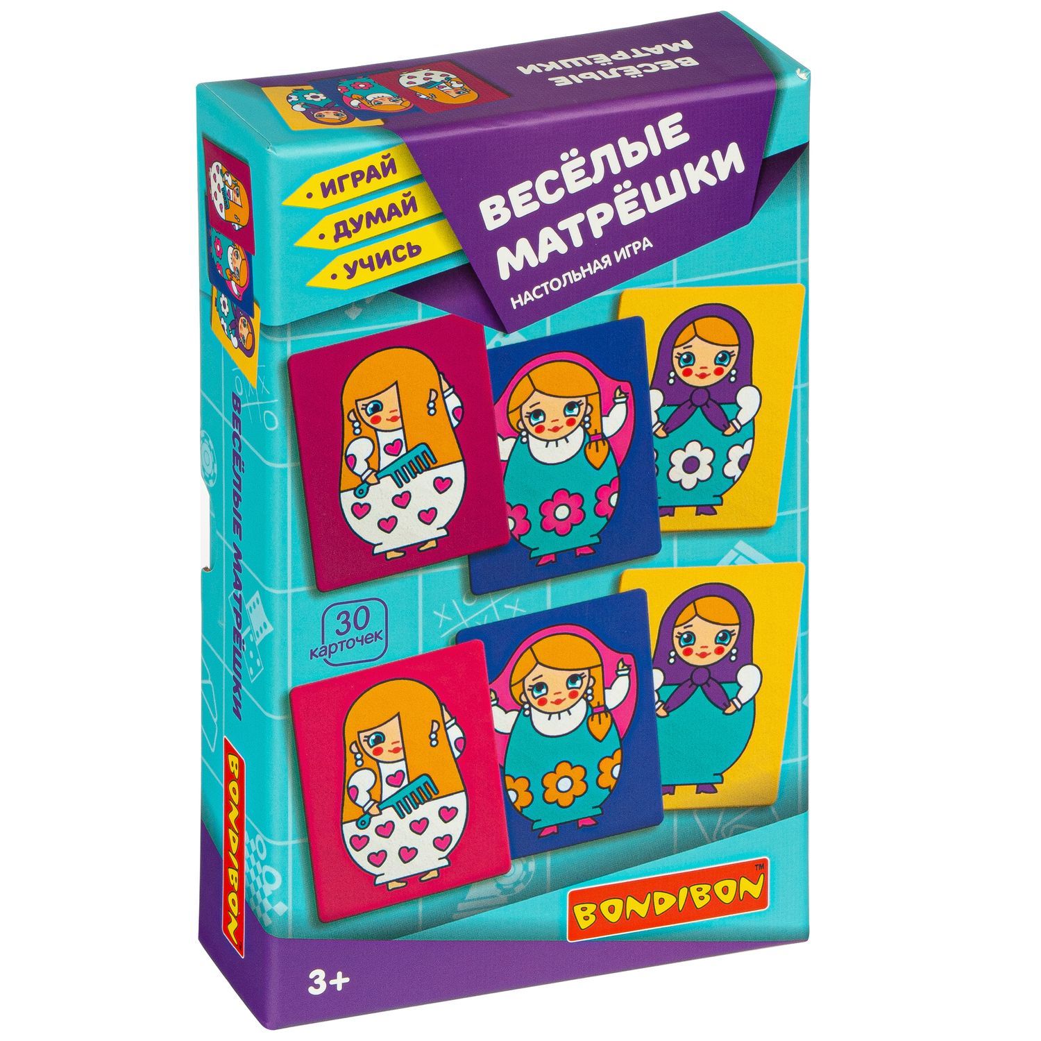 Bondibon Настольная игра Весёлые матрёшки