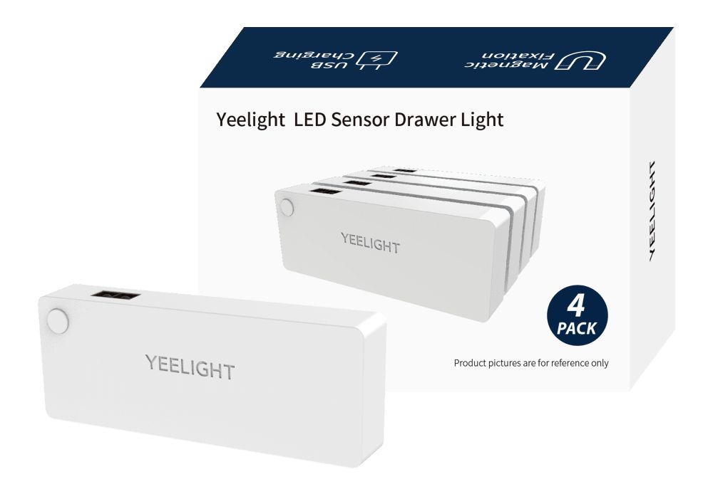 Лампы 4 шт с датчиком движения Yeelight Sensor drawer light - фото 1