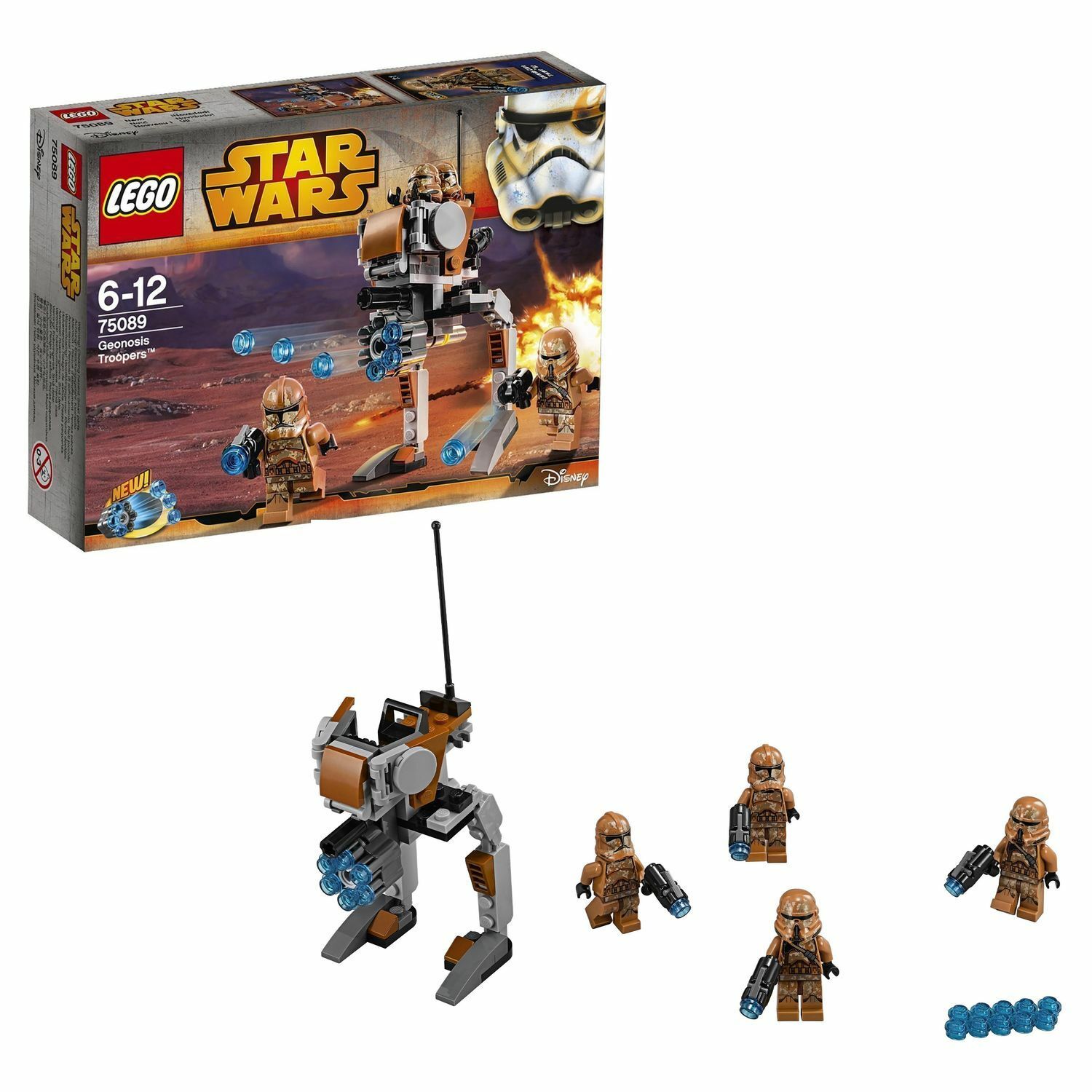 Конструктор LEGO Star Wars TM Пехотинцы планеты Джеонозис (Geonosis  Troopers™) (75089) купить по цене 999 ₽ в интернет-магазине Детский мир