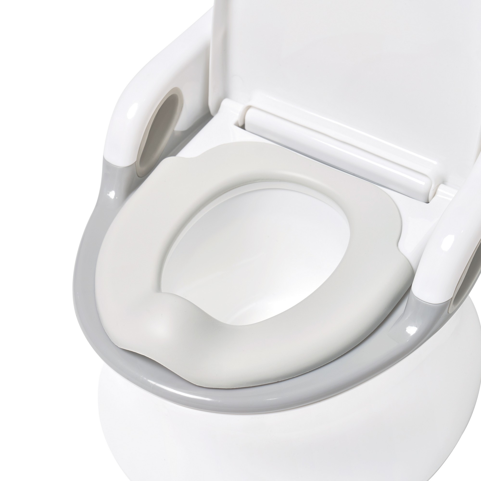 Детский горшок Ifam EASY DOING PREMIUM POTTY со звуком серый - фото 10