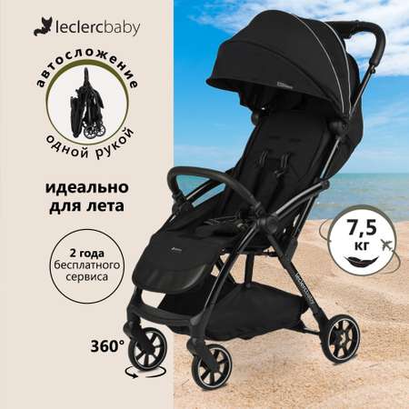 Коляска прогулочная Leclerc Influencer Air Piano Black