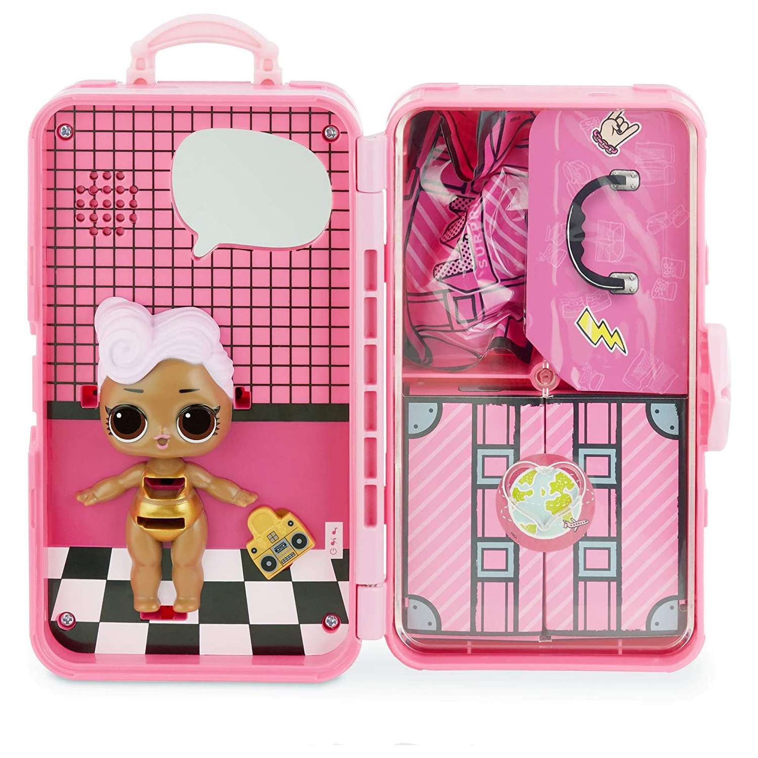 Набор игровой L.O.L. Surprise! чемоданчик с куклой Темно-розовый 560470E7C 560470E7C - фото 4