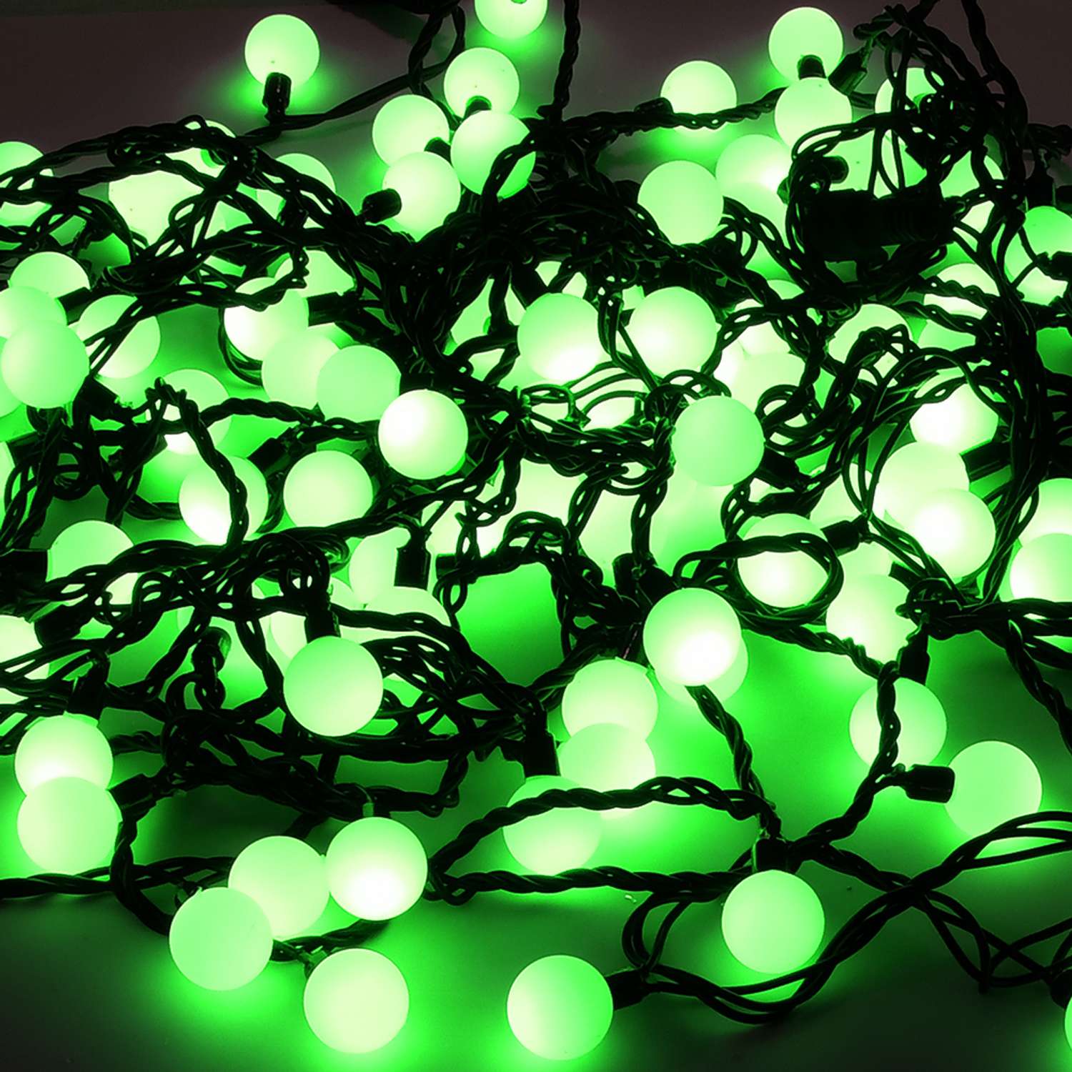 Гирлянда SH Lights Шарики уличная 70 зеленых LED 10м OLDBL70-G-E - фото 5