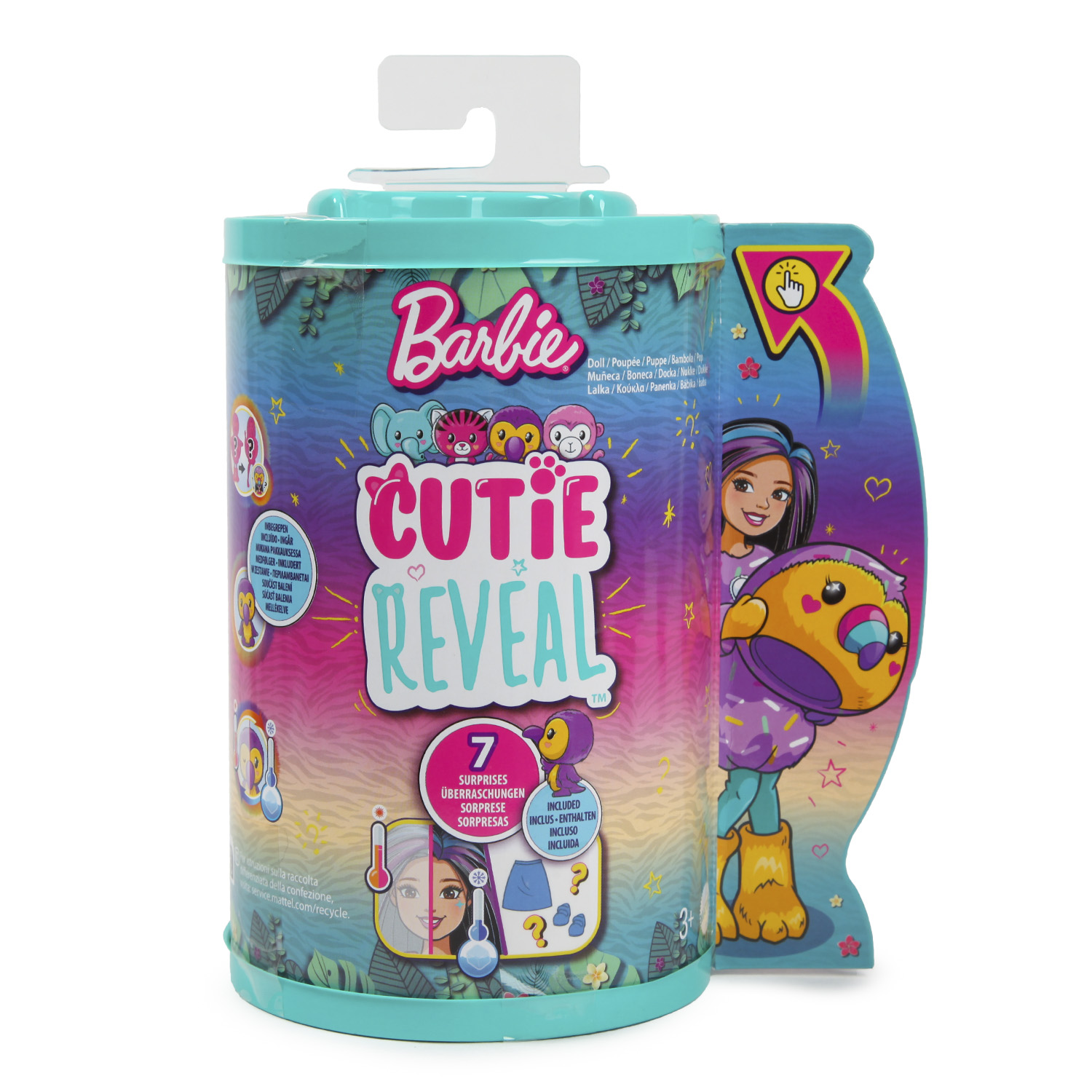 Кукла Barbie Cutie Reveal Mini Челси Тукан HKR16 HKR16 - фото 7