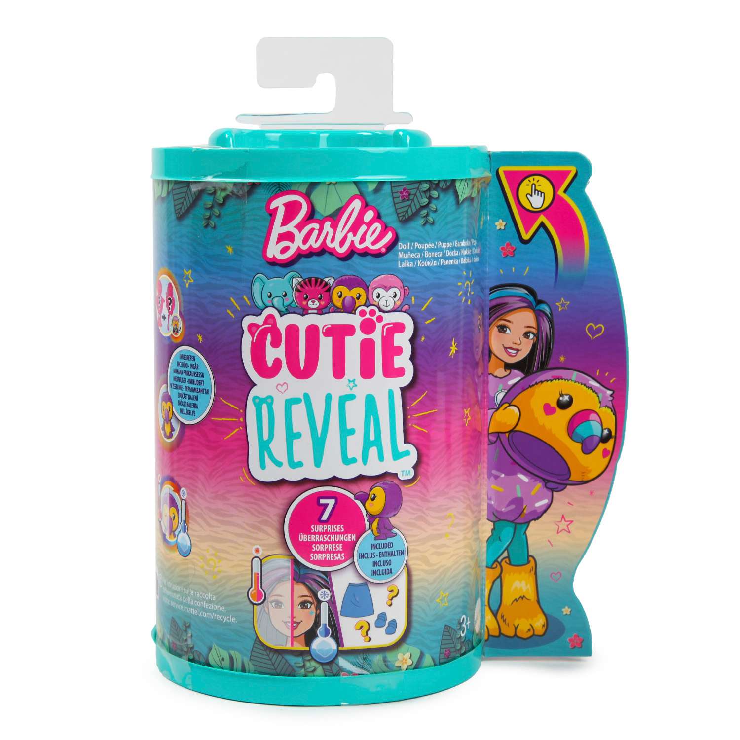 Кукла Barbie Cutie Reveal Mini Челси Тукан HKR16 HKR16 - фото 7