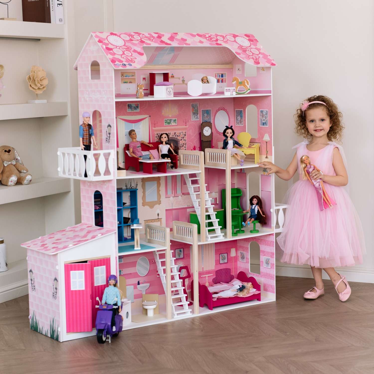 Дом мечты Барби МИНИ видео. Домик Barbie, Челси, Монстер Хай, дом для Barbie смотреть видеозаписи