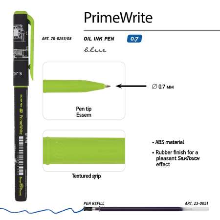 Набор из 4-х шариковых ручек Bruno Visconti PrimeWrite Чертежи синие