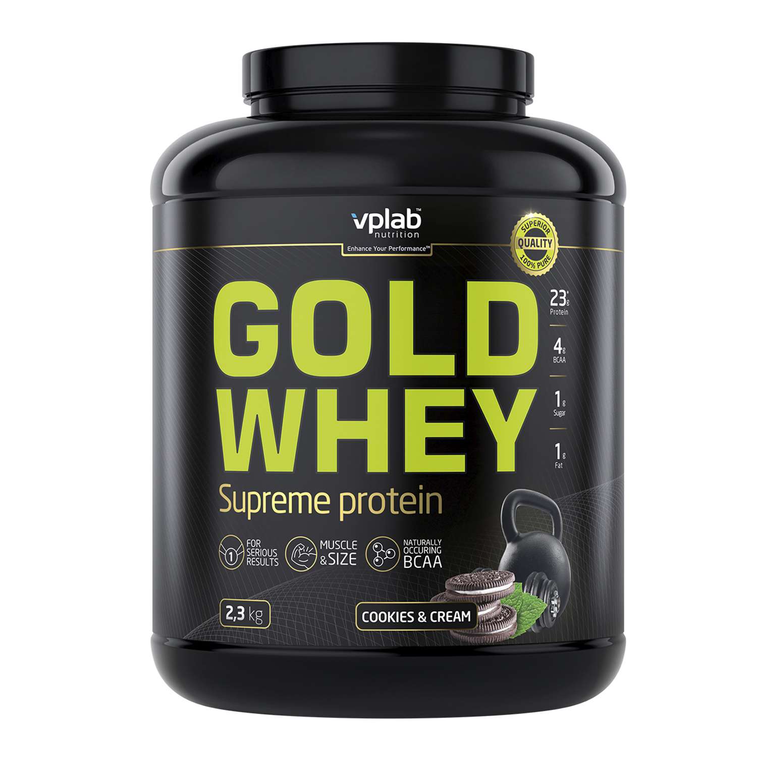 Протеин VPLAB Gold Whey печенье-крем 2300г - фото 1