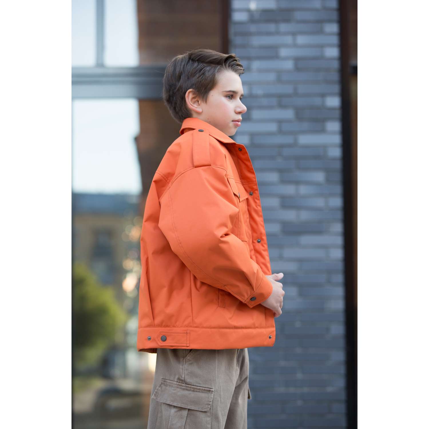 Куртка Orso Bianco OB21190-42_т.оранжевый - фото 3