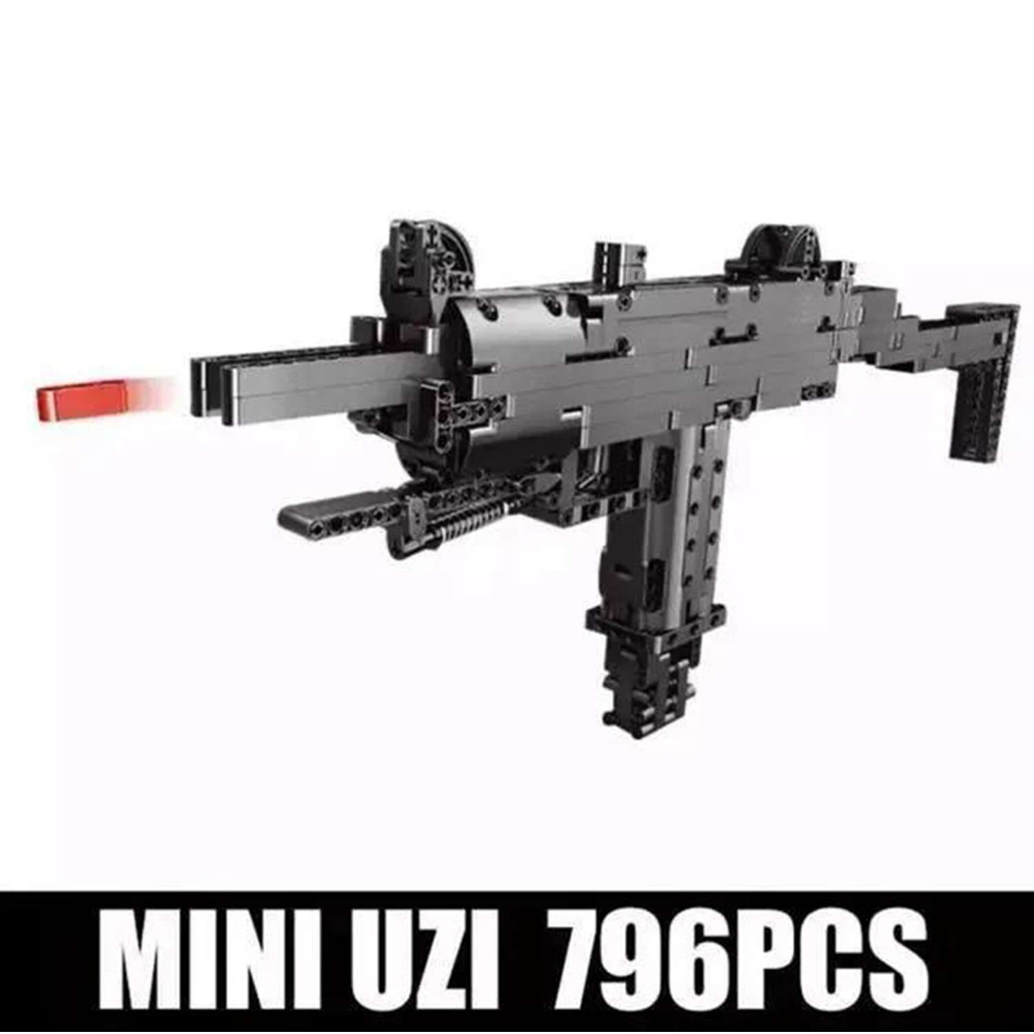 Конструктор Mould King Пистолет-пулемет Mini Uzi 796 деталей - фото 17
