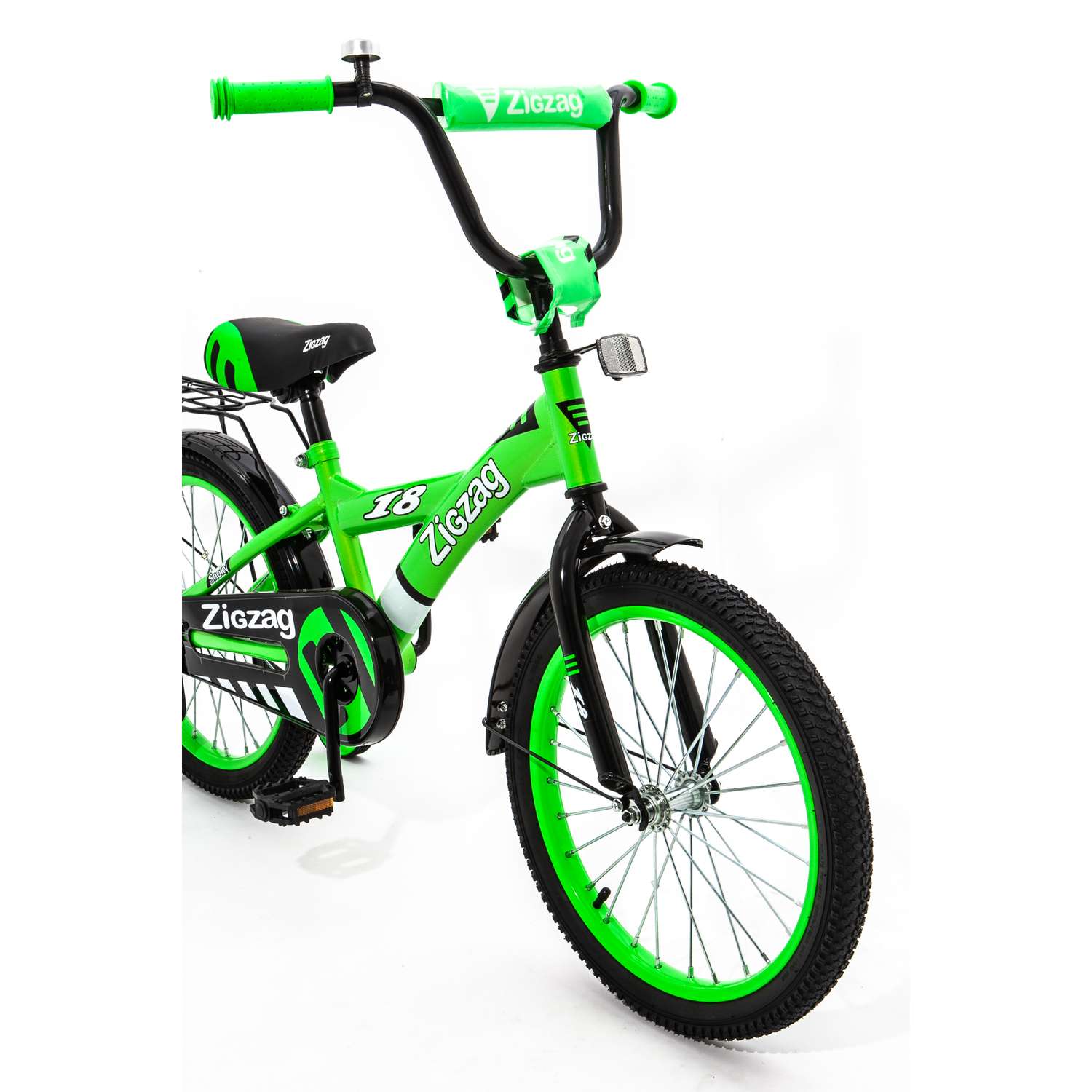 Велосипед ZigZag SNOKY зеленый 18 дюймов - фото 3