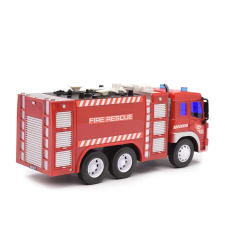 Пожарная машина Devik Toys инерция (свет звук)