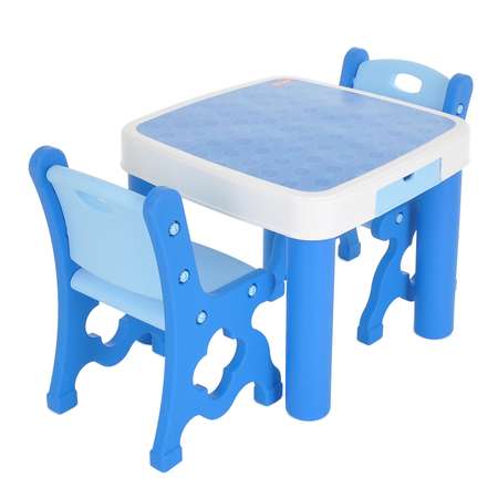 Набор мебели Edu-play Стол+2 стула голубой Edu-play