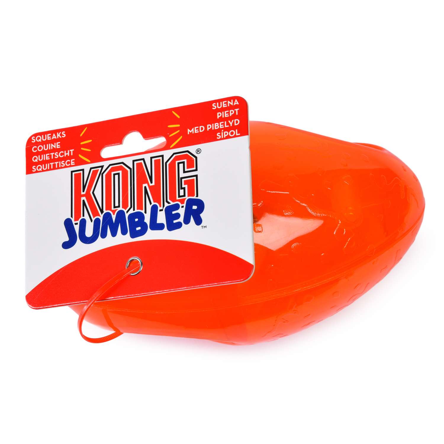 Игрушка для собак KONG средние и крупные породы Джумблер мяч Регби TMF2E - фото 2