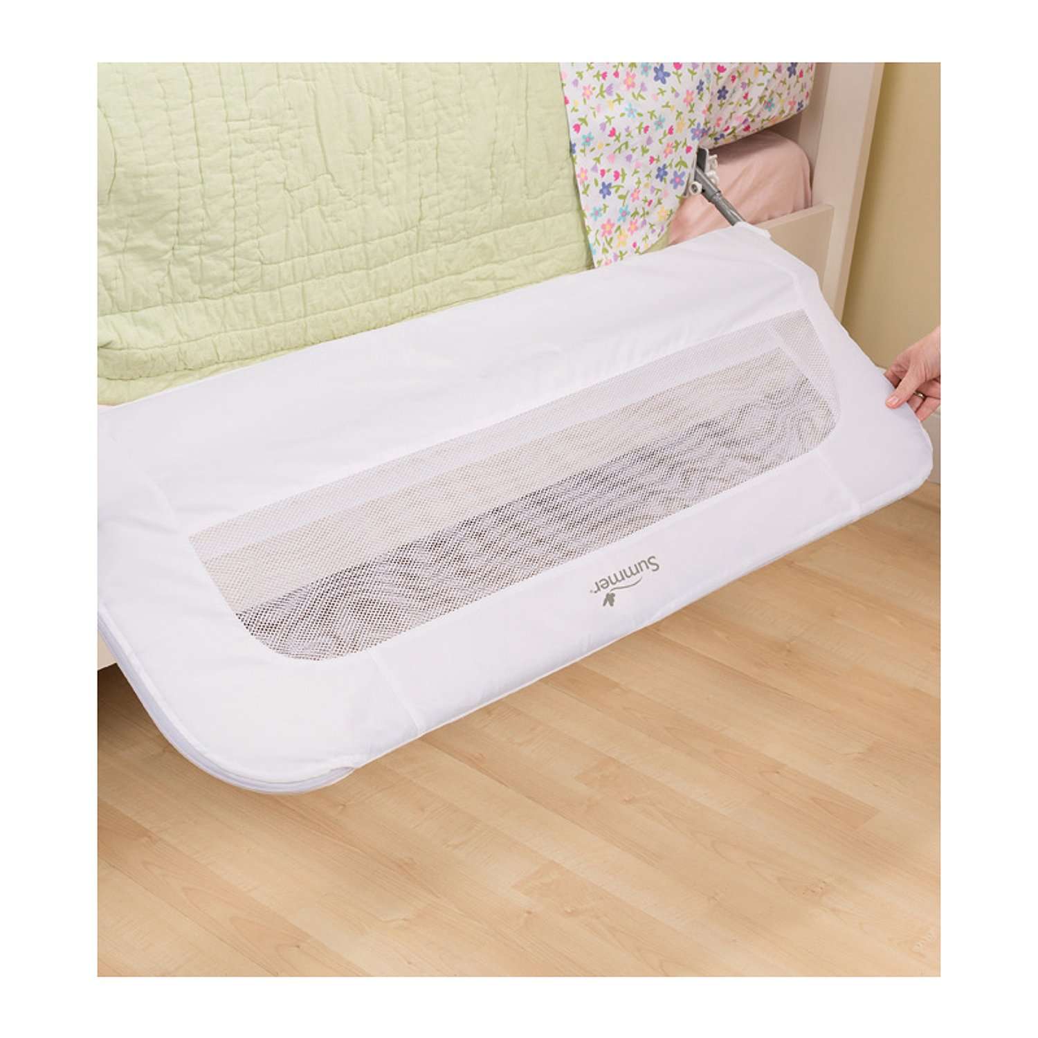 Ограничитель для кровати Summer Infant универсальный Single Fold Bedrail белый - фото 3