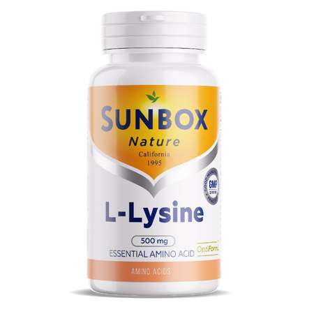 БАД SUNBOX Л Лизин 500 мг l lisine