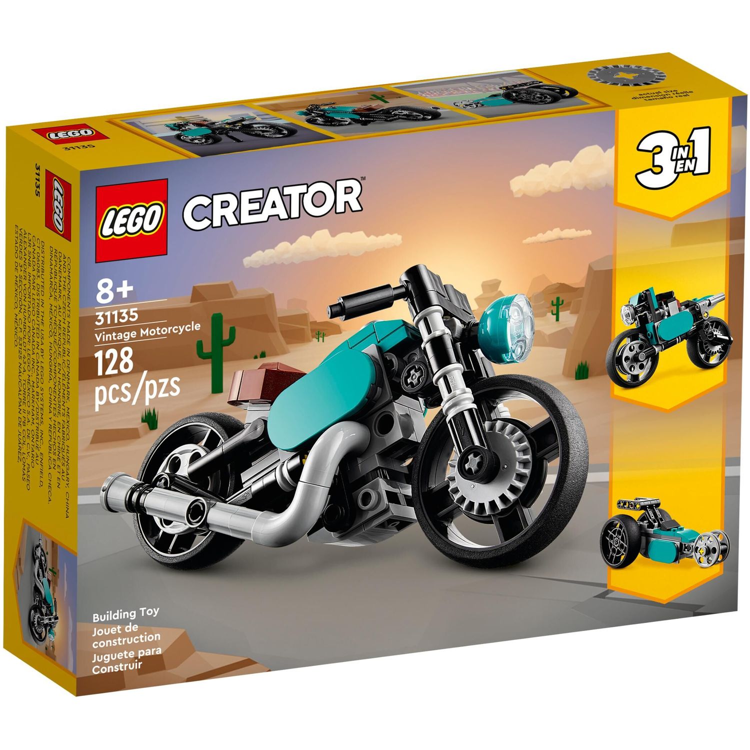 Конструктор LEGO Creator Vintage Motorcycle 31135 - фото 1