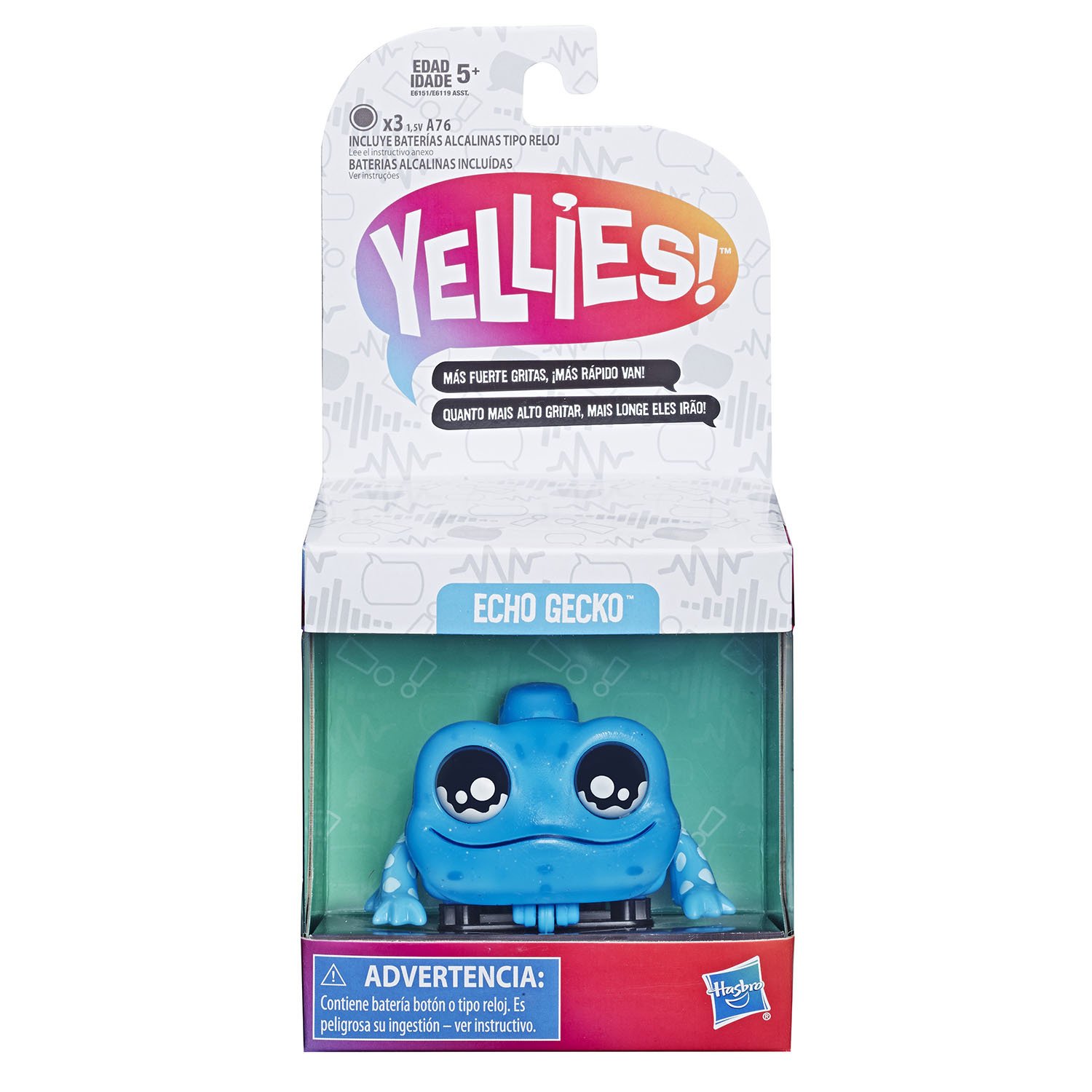 Игрушка Yellies Ящерица Эхо Гекко интерактивная E6151EU4 - фото 2