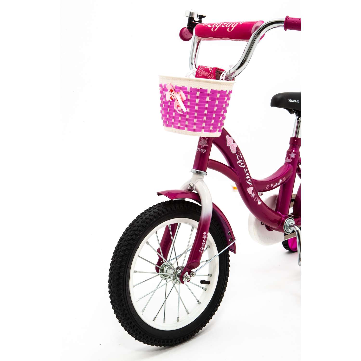 Велосипед ZigZag 14 GIRL малиновый - фото 2