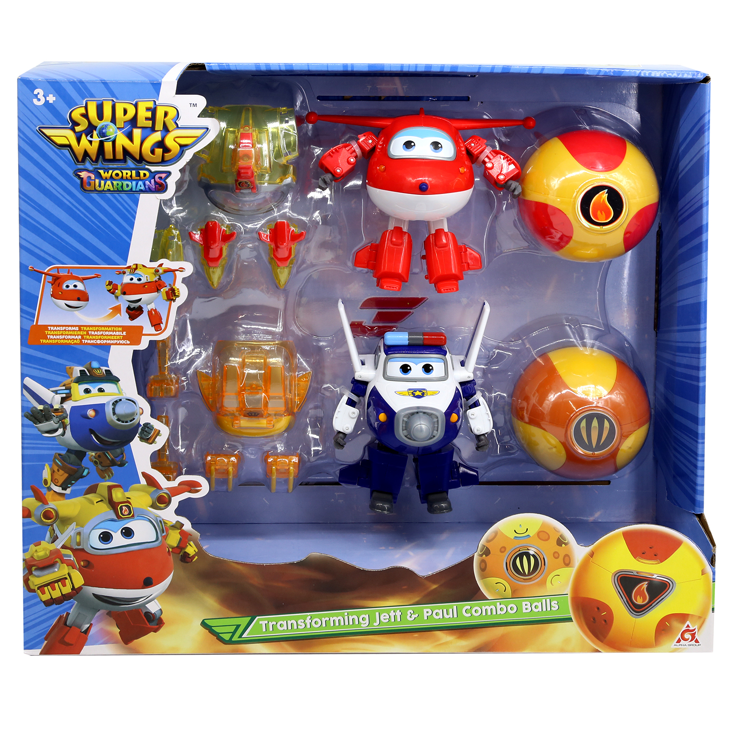 Игровой набор Super Wings Джетта и Пола без механизмов EU760202A - фото 1