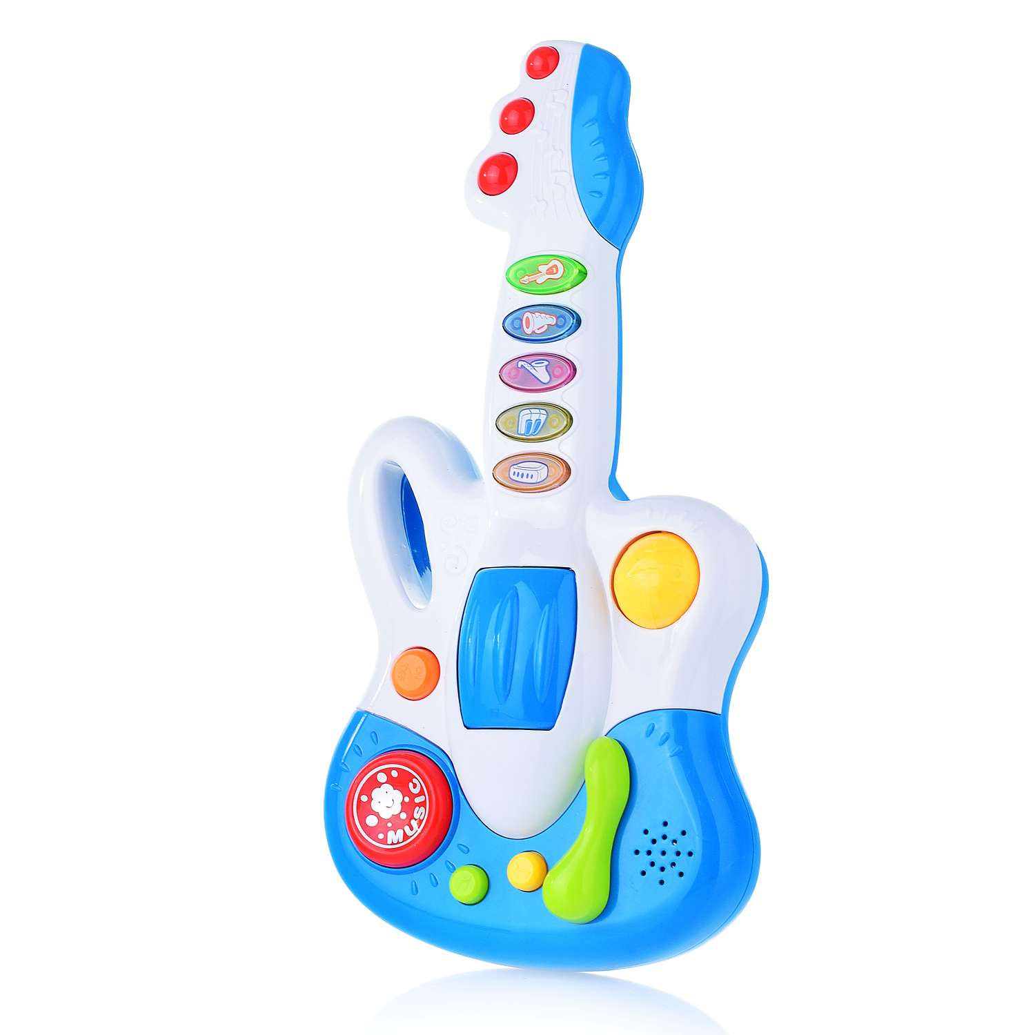 Гитара для малышей Ural Toys на батарейках - фото 3