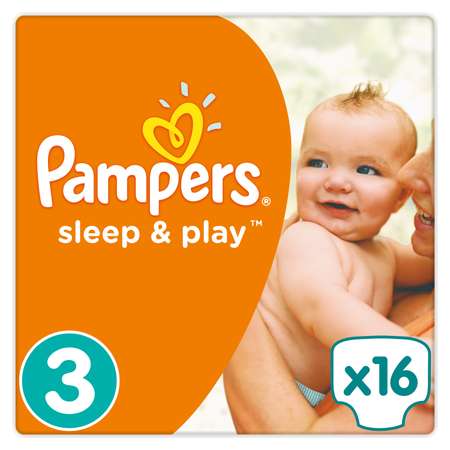 Подгузники Pampers Sleep and Play 4-9кг 16шт