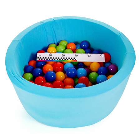 Сухой бассейн Тутси Бассейн игровой с комплектом шаров поролон ярко-голубой 160 шт d8 см 85х40 см