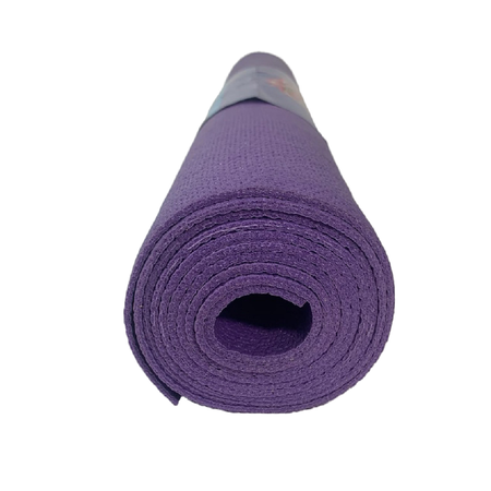 Коврик для спорта и фитнеса Ramayoga Puna фиолетовый размер 185x60x0.35 см