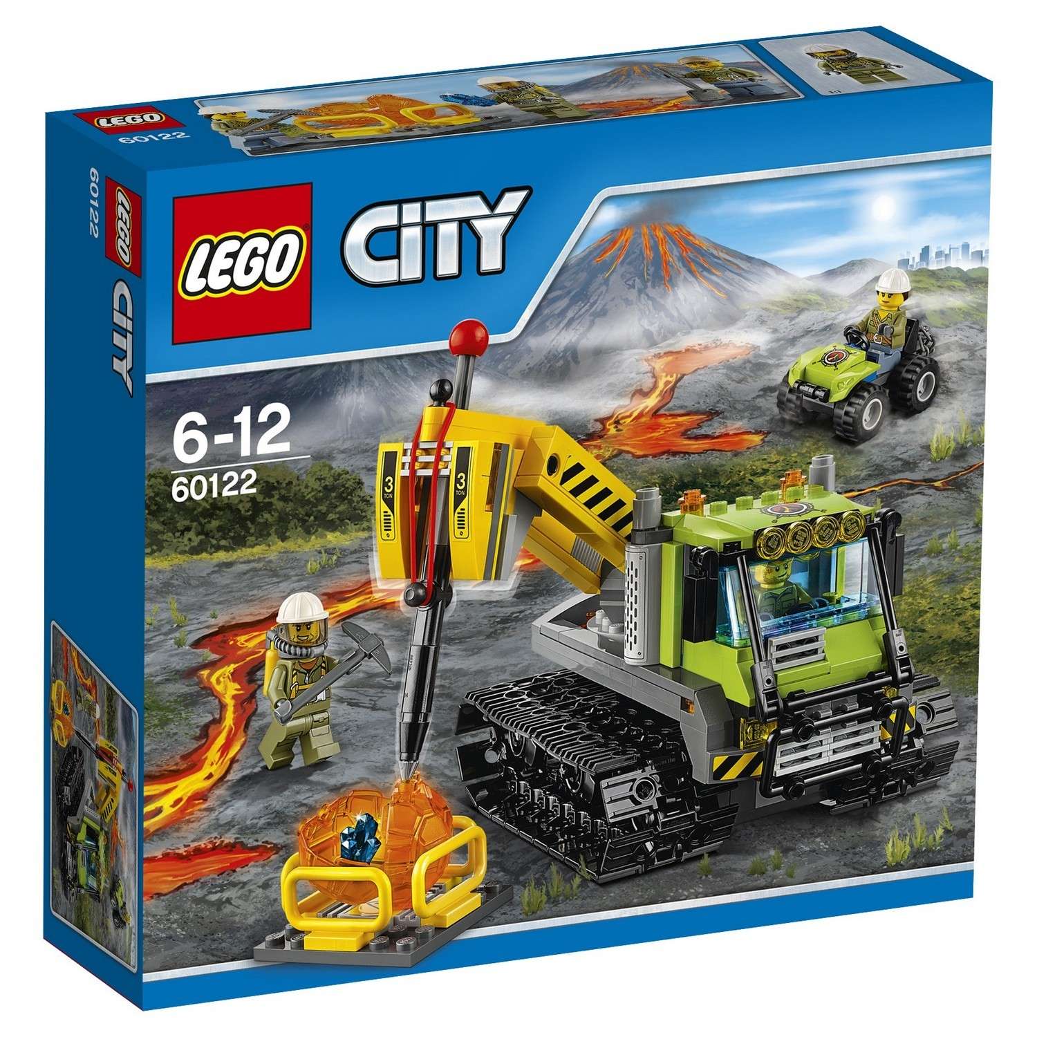 Конструктор LEGO City Volcano Explorers Вездеход исследователей вулканов (60122) - фото 2